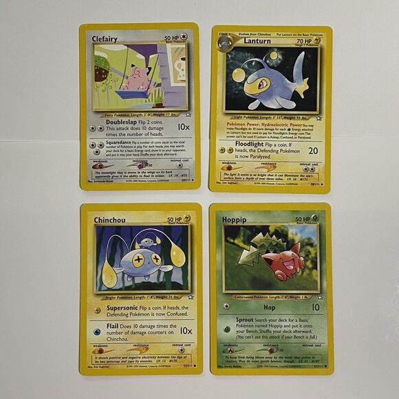 My complete Neo Genesis set! This was one of the first sets  Pokémon Neo Genesis Lot Of 27 Cards Vintage